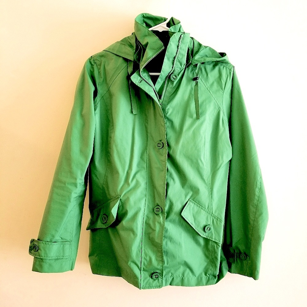 Lands' End Rain Jacket. Gem